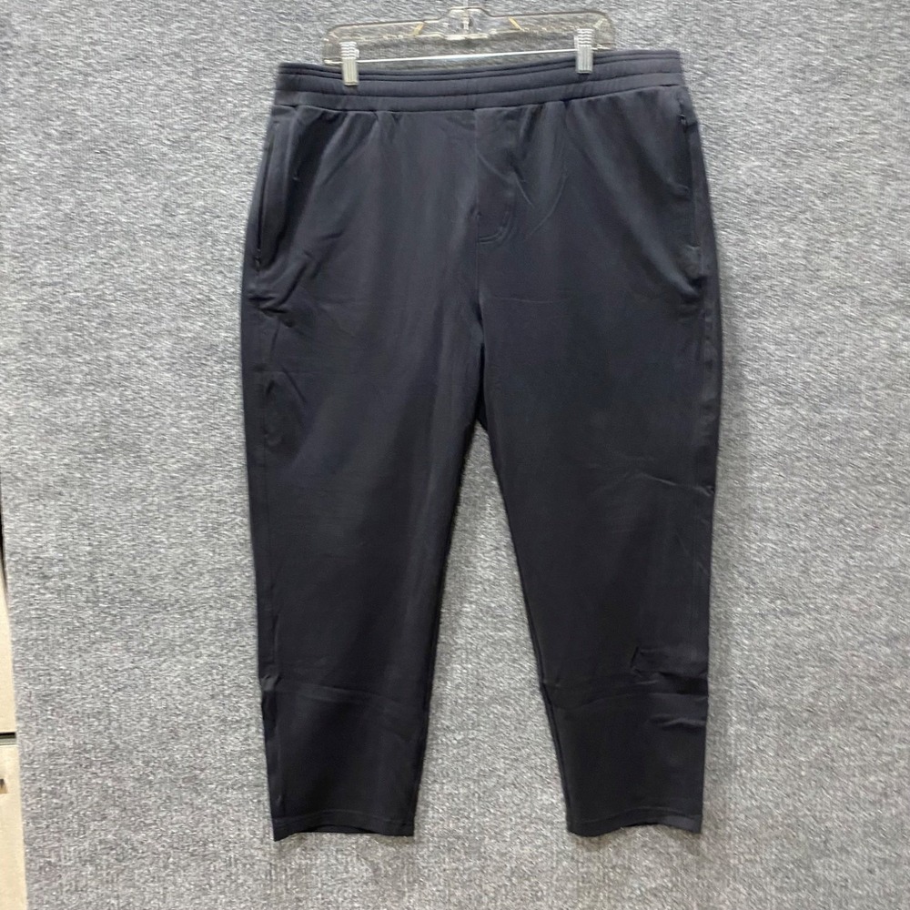 Puma Pants Dealer Tailored Jogger Pant Mens 38x27 Black Chino Tapered Leg
